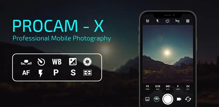 Biến camera điện thoại thành máy ảnh chuyên nghiệp với ProCam X