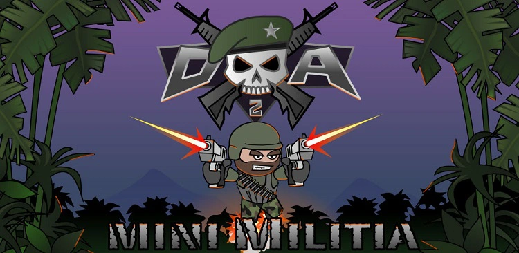 Tận hưởng game bắn súng đồ họa đơn giản, lối chơi mới lạ với Doodle Army 2 : Mini Militia