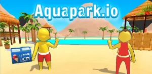 Trượt máng nước đua, hất đối thủ cực vui nhộn cùng game Aquapark.io